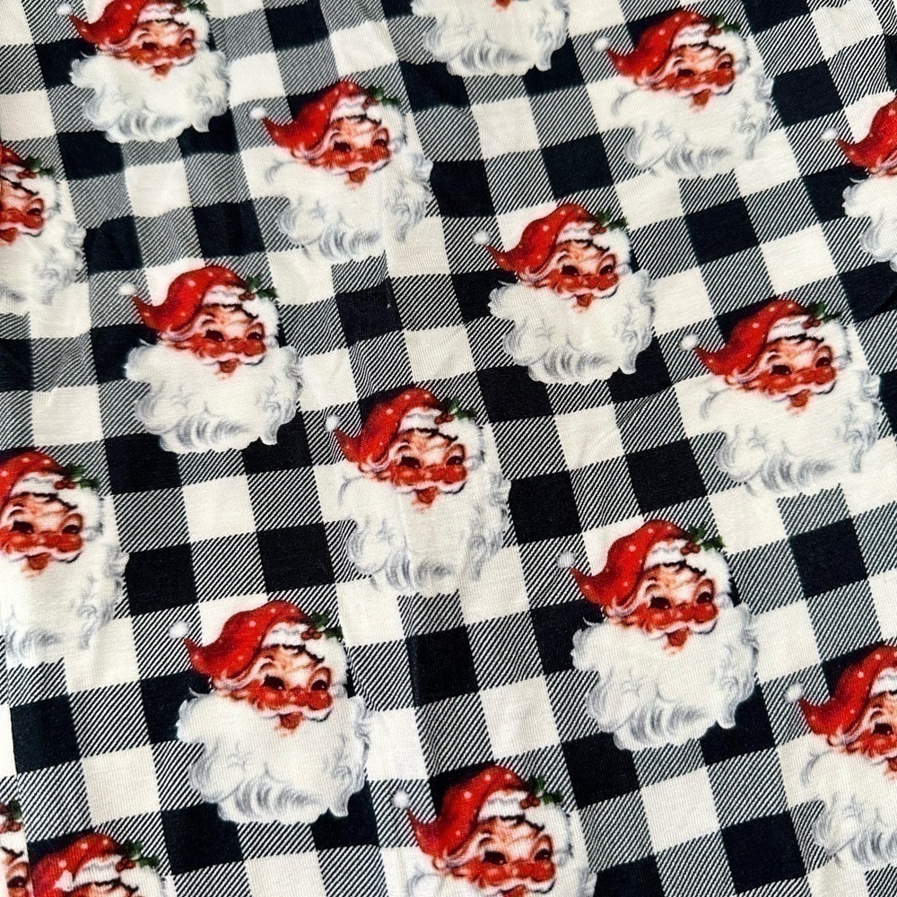 MIOZING | ๐งโ๐ Vintage Santa Bamboo Convertible Zip Romper - Picture 4 of 6
